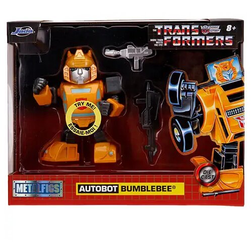 Simba Toys Transformers: Metalfigs Bumblebee figurica z orožjem 10cm - Cene