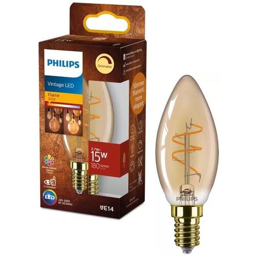 Philips led prigu&scaron;iva sijalica vintage  B35 E14/2,7W/230V 1800K Cene