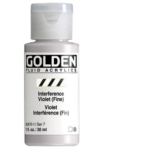  GOLDEN Fluid Interference Akrilna boja 30 ml | 2470 purple Slike