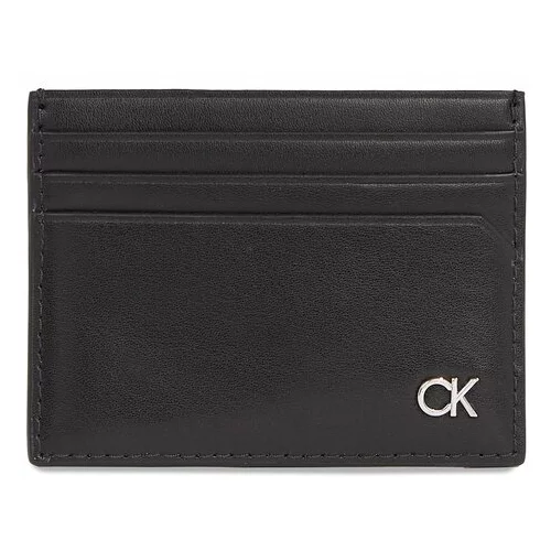 Calvin Klein Velika moška denarnica Metal Ck K50K511690 Črna