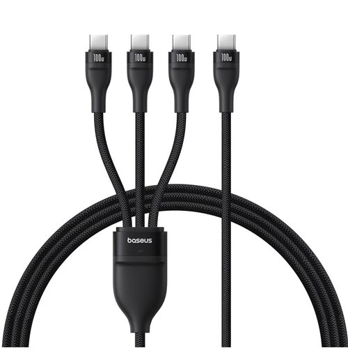 Baseus Flash Series Type C to C+C+C fast charging cable 480 Mbps Black Cijene