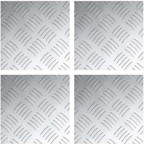  Aluminijumske &amp;Scaron;ahovske Ploče 4 kom Protuklizne 20x20 cm Slike
