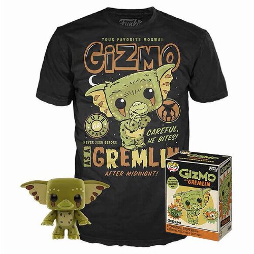 Funko Set POP figure &amp;amp; Tee Gremlins Gizmo size XL Slike