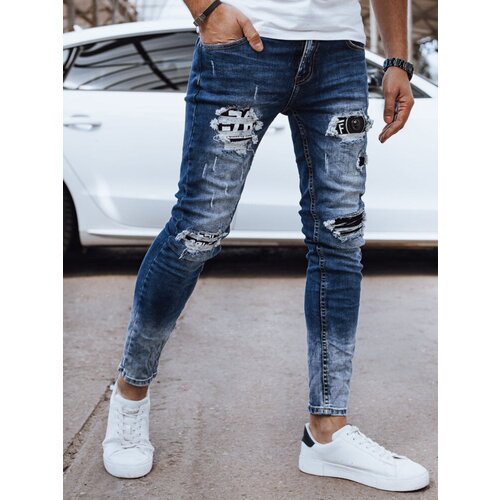 DStreet Men&amp;#039;s Blue Denim Pants Slike