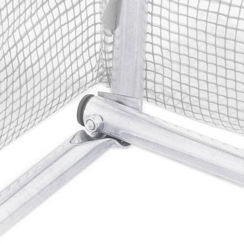  Plastenik s čeličnim okvirom bijeli 132 m&amp;sup2; 22 x 6 x 2,85 m Slike