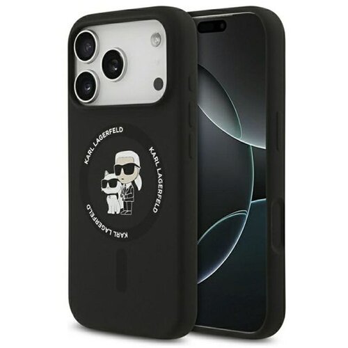  TPU Karl Lagerfeld maska za iPhone 17 Pro Max KLHMP17XSCMKCRHK Slike
