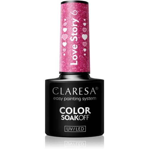 Claresa SoakOff UV/LED Color Love Story gel lak za nohte odtenek 6 5 g Cene