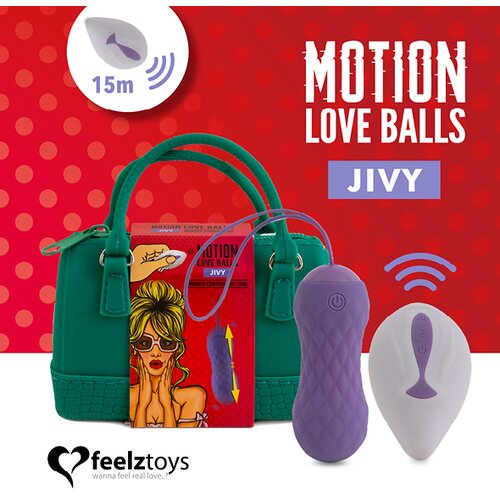 Feelztoys Vibracijski jajček - Motion Love Balls Jivy Cene
