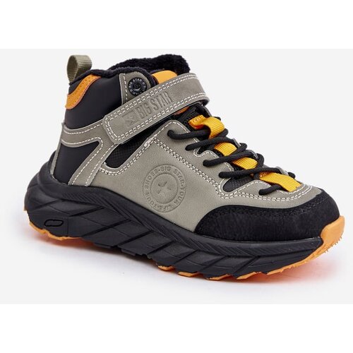 Big Star Children&amp;#039;s trekking trapper shoes insulated with Velcro khaki Big Star Slike