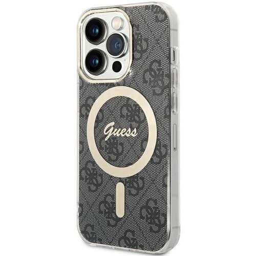 Guess OVITEK IML 4G ZA MAGSAFE ZA IPHONE 15 PRO, ČRN, (21834051) Cene
