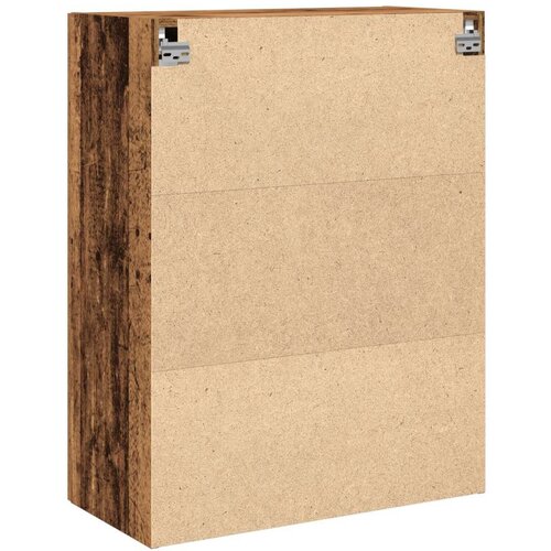  Zidni ormar s staklenim vratima Starinsko drvo 69 5x34x90 cm Slike