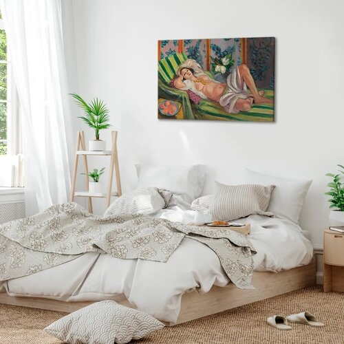  Slika - Henri Matisse &amp;ndash; Reclining Odalisque with Magnolias 90x60 Premium Print Slike