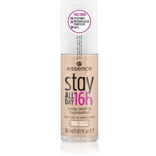 Essence tekoča podlaga - Stay All Day 16h Long-lasting Foundation - 10 Soft Beige Cene