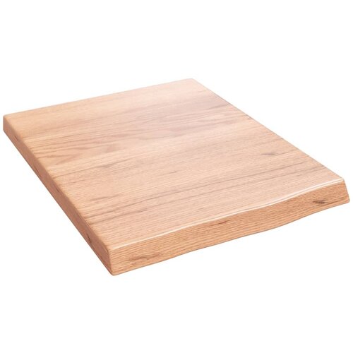 VidaXL Zidna polica svjetlosmeđa 40 x 50 x 4 cm od obrađene hrastovine Slike
