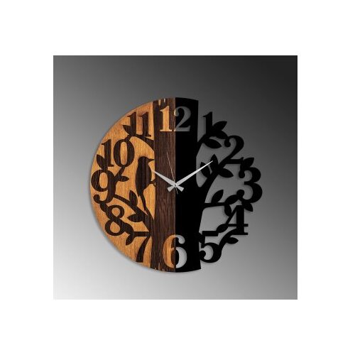 Wallxpert zidni sat wooden clock 71 Slike