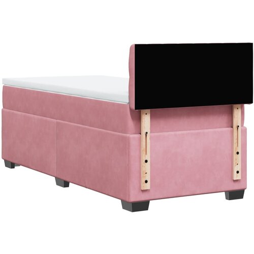 Box spring krevet s madracem ružičasti 80 x 200 cm bar&amp;scaron;unasti Slike
