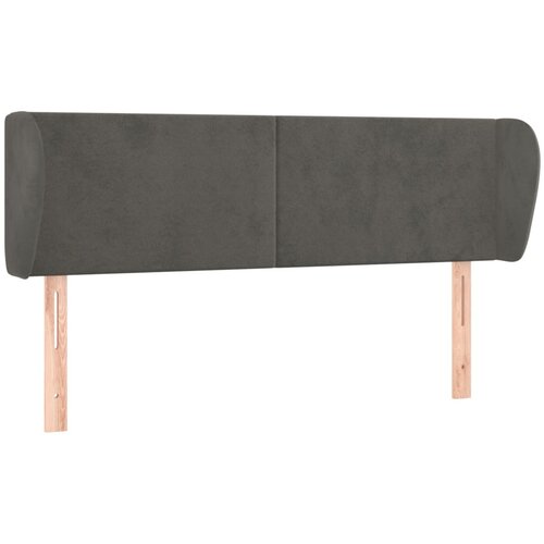 Maison Chic vzglavna omarica - nočna omarica - posteljna omarica z u&amp;scaron;esi temno sivo 147x23x78/88 cm žamet, (21708902) Slike