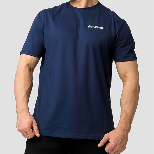 GymBeam Men&amp;lsquo;s Basic T-Shirt Navy Blue Slike