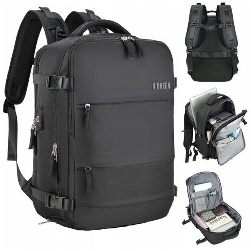 Noveen CTB400 Black Cabin Travel Backpack 40x20x25 Cene