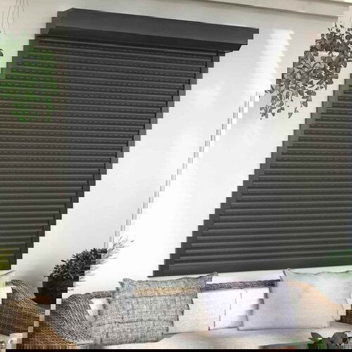 VidaXL rolete iz aluminija 140x150 cm antracitne Slike