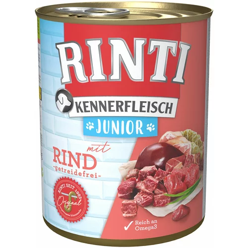 Rinti Kennerfleisch Junior 6 x 800 g - Govedina