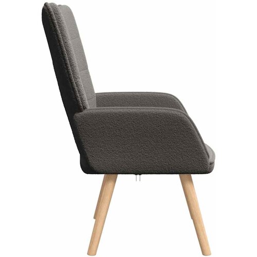  Fotelja Tamno siva 62 x 67 x 95,5 cm Sherpa Tkanina Slike
