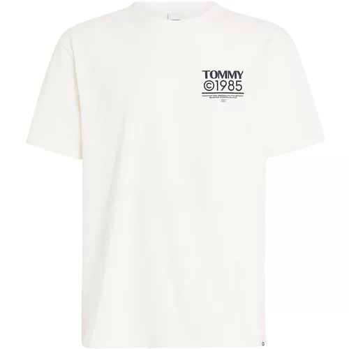 Tommy Jeans Majica '1985 Collection' črna / bela