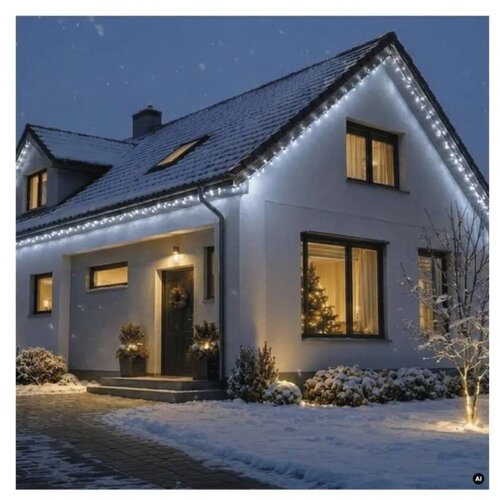  Spajajuće LED lampice 50xLED/5m IP44, hladno belo Slike