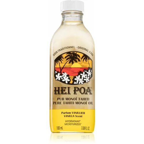 Hei Poa Pure Tahiti Monoï Oil Vanilla multifunkcionalno ulje za tijelo i kosu 100 ml