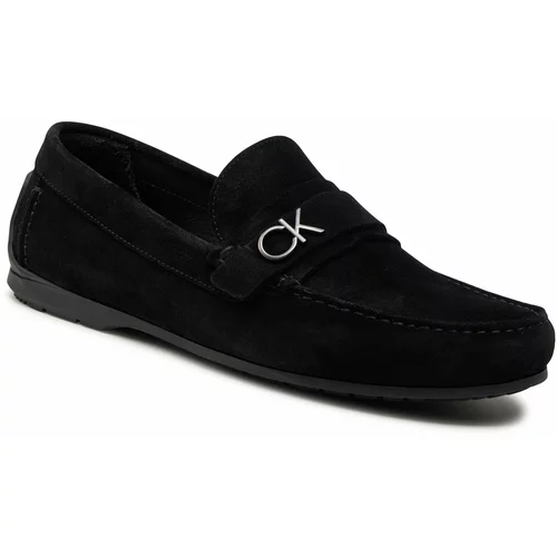 Calvin Klein Mokasini Driving Shoe Bold Logo HM0HM01448 Ck Black BEH