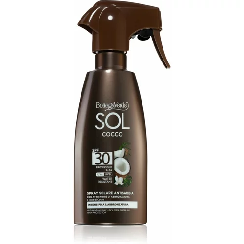 Bottega Verde Sol Cocco vodootporni sprej za sunčanje SPF 30 250 ml