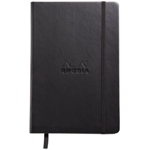 Clairefontaine dnevnik Rhodia webnotebook A5 90gr 192L, crni, diktando Cene