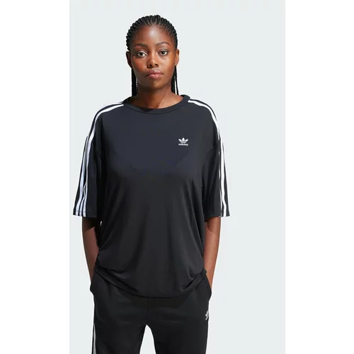 Adidas Majica 3-Stripes IU2406 Črna Oversize