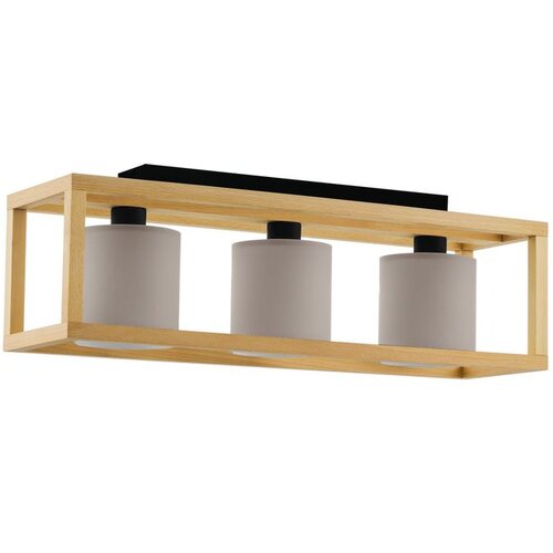 Eglo Plafonjera GRANADOS 3xE27 77 cm drvo/kapućino 390106 Cene