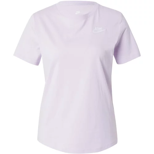 Nike Sportswear Majica 'Club Essential' lila / bijela