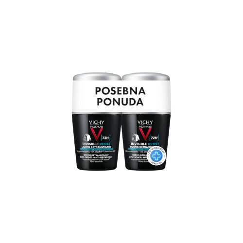 Vichy Roll-on dezodorans Invisible Resist 72H za mu&amp;scaron;karce DUO Slike