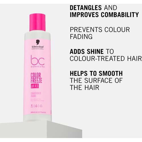 Schwarzkopf Professional BC Bonacure Color Freeze za&amp;scaron;čitni balzam za barvane lase 200 ml Slike