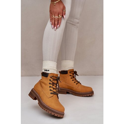 Big Star Women's insulated trappers Big Star Camel Cene