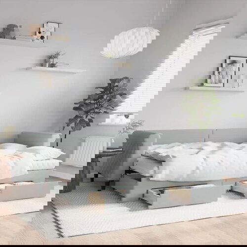 VidaXL Dnevni krevet na razvlačenje svjetlosivi 80 x 200 cm bar&amp;scaron;unasti Slike