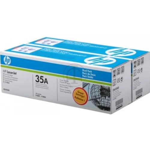 Hp CB435AD crn, dvojno pakiranje, originalen toner