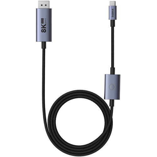 Baseus USB-C - DisplayPort DP 8K PD 100W High Definition Series kabel 1,5 m - črn, (21831659) Cene