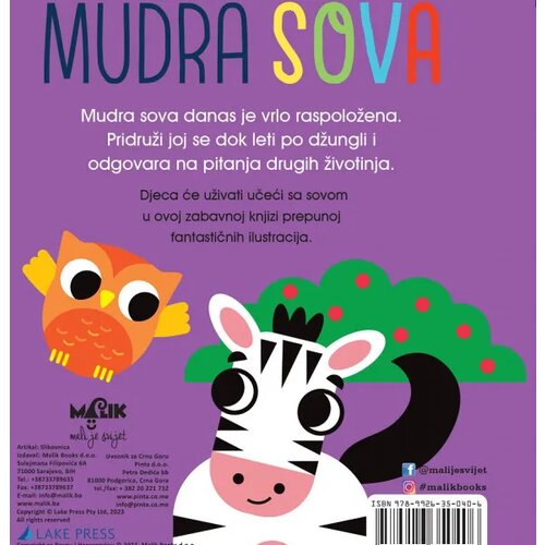 MALIK mini me-odrastanje-mudra sova Slike