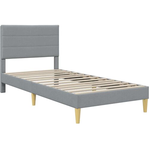  Okvir za krevet Svijetlo siva 80 x 200 cm tkanina - Svjetlosiva 80 x 200 cm Slike