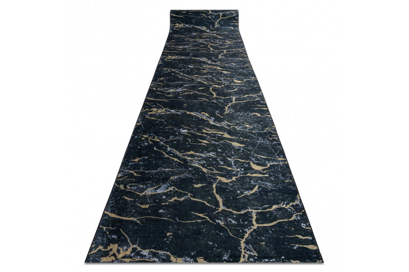RugsX Tekač gumiran LOTUS GALACTIC 9523 Marmor črna / zlato pralna protizdrsna 60 60x620 cm, (5000173814) Slike