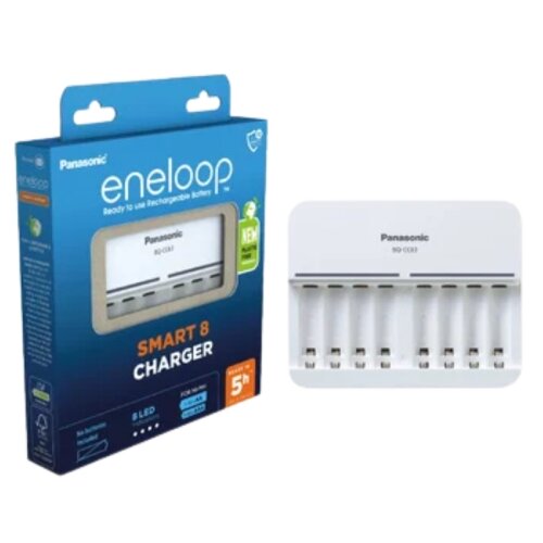panasonic enelop punjač za 8 baterija (AA-AAA)BQ-CC63E Slike