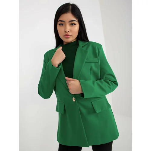 Fashion Hunters Women's green jacket Veracruz with lining