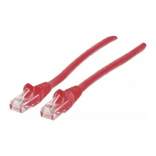 Intellinet prespojni mrežni kabel Cat.5e UTP PVC 1m crveni