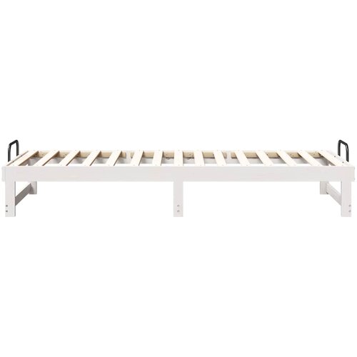  Krevetna konstrukcija Bijelo 80 x 210 cm Čvrsto borovo drvo Slike