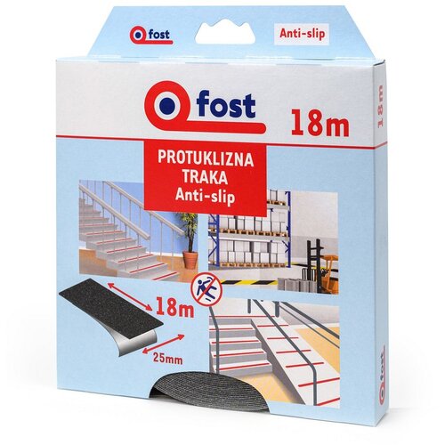 FOST Ljepljiva traka PROTUKLIZNA CRNA 25MM/18M Cene
