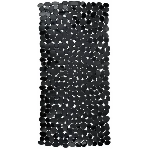 Wenko črna protizdrsna kopalniška podloga drop, 71 x 36 cm